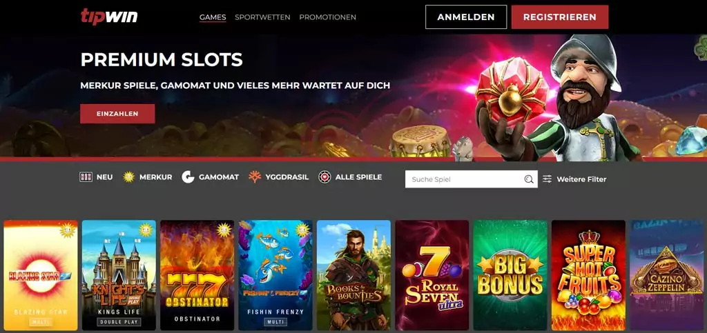 Tipwin Casino – Angebot, Funktionen und Überblick image 1